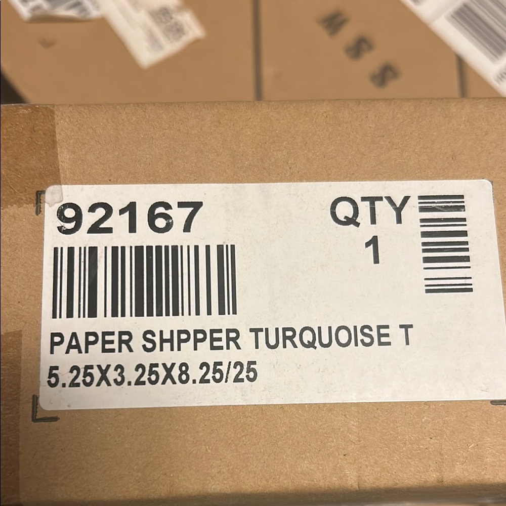 Turquoise Paper Shopping Bags 🛍️